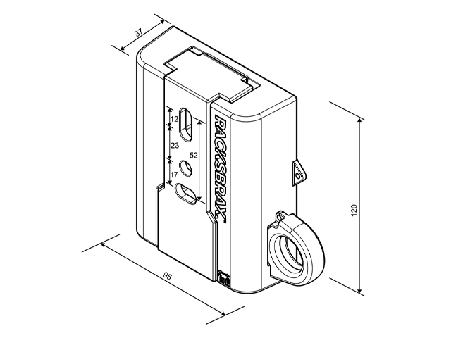 RacksBrax HD Hitch Wall Mount Pack (Kit) - 8160